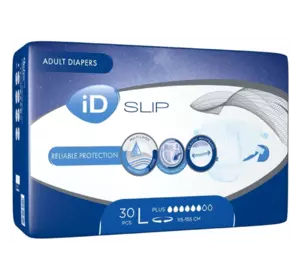 Підгузки для дорослих, iD Slip Plus № 30 розмір L